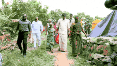 Watch: CM Vijay steps out of convoy, gifts elderly woman his Dior glasses in Tamil Nadu