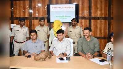 Trader arrested with pangolin in S’garh