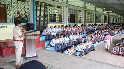DAV Hazaribag holds road safety awareness campaign for Classes XI and XII students