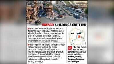 Wider roads, new infra planned in 3.3 sq km around Kalupur station