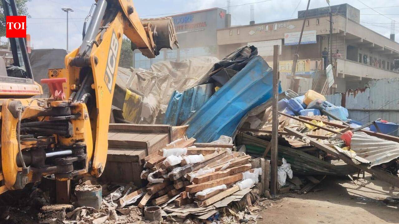 Address infra issues first: MIDC anti-encroachment drive in Chakan faces resistance from villagers