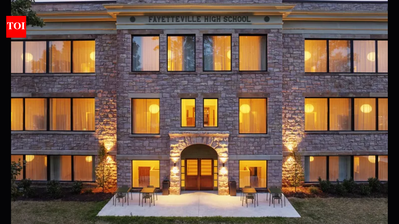 A West Virginia high school built in 1923 has reopened 103 years later as a 40-room hotel