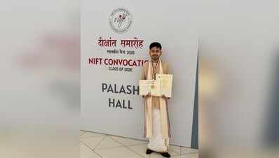 Kashi youth bags NIFT gold medal, meritorious student award