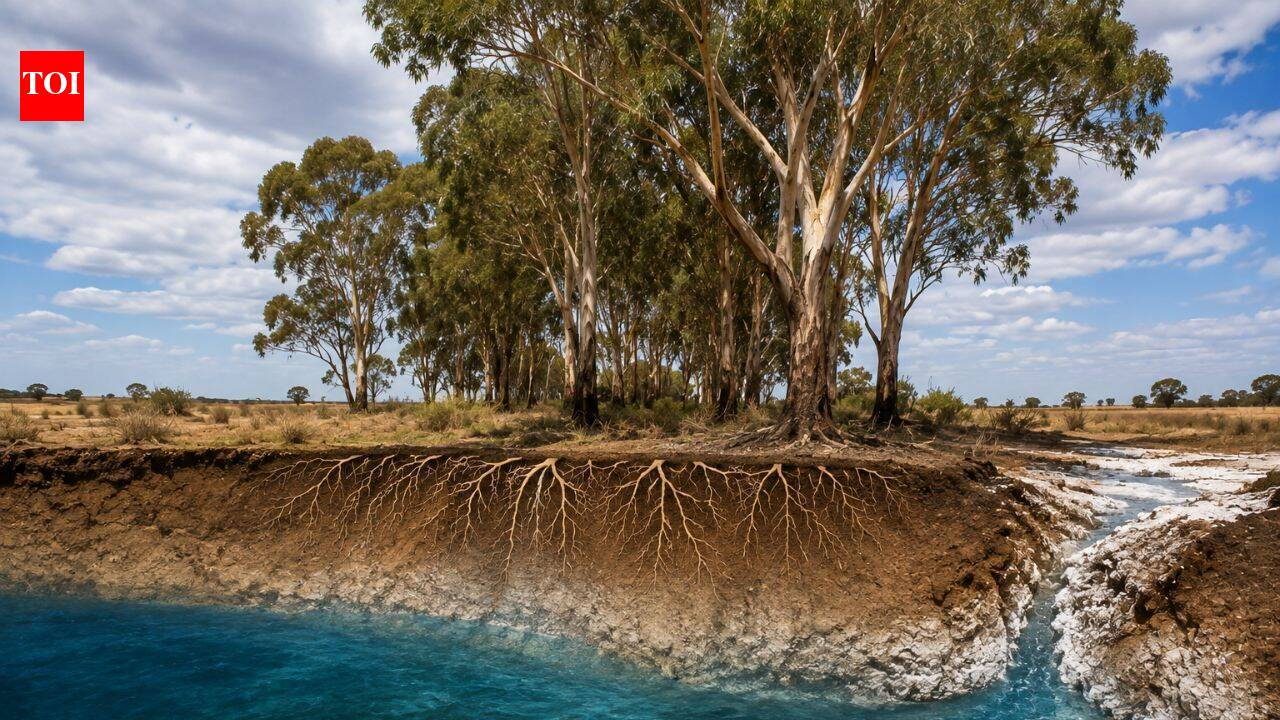 Australia used eucalyptus to fight soil salinity but the geology prevented it