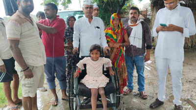 AAP helps seven-year-old Ballia girl who hops to school