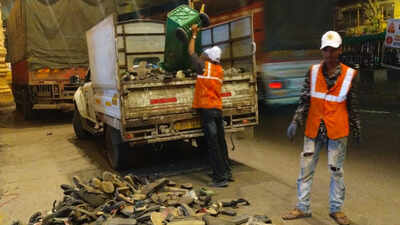From Ganesh rush to needy kids: BMC to recycle 4 tonnes of discarded footwear