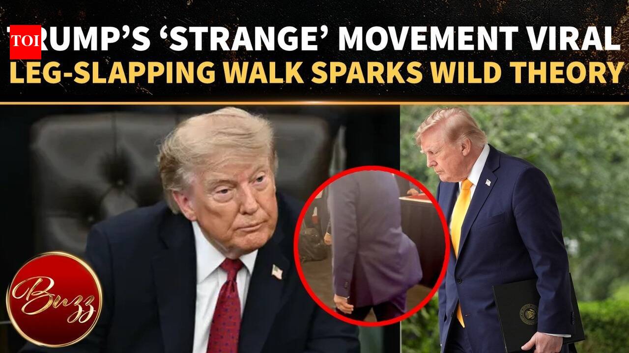 Viral Donald Trump videos spark exoskeleton rumours as critics question president's mobility