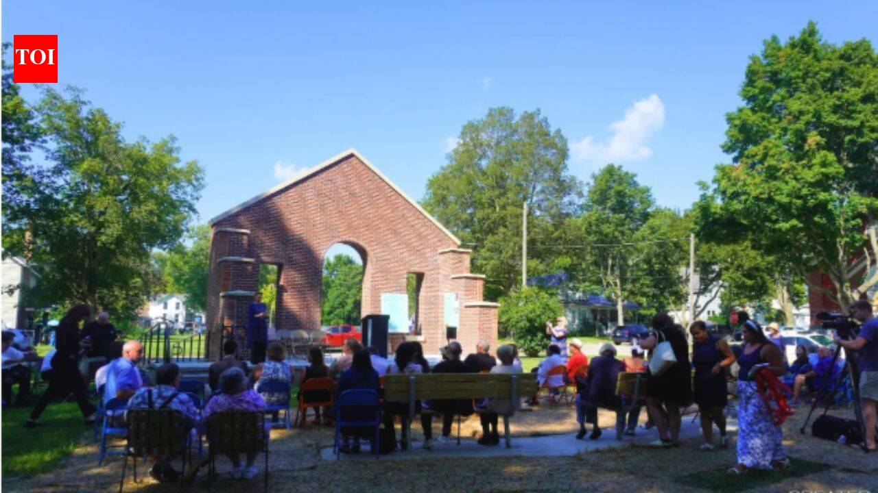 Fire-damaged 1867 Michigan school reborn as a $175,000 public park