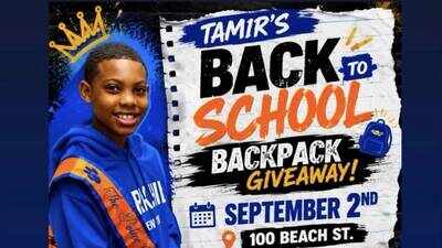 Meet Tamir Lewis, the 12-year-old Staten Island student who sells drinks at basketball games and is now organising his own backpack giveaway for local children