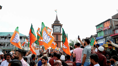 BJP, NC march against each other in Srinagar; CM alleges police bias
