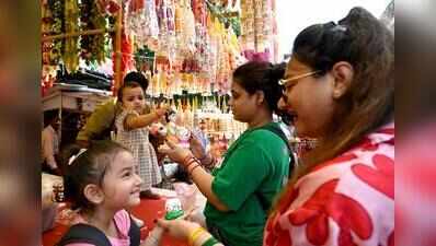 Shoppers prep with props for Janmashtami decor