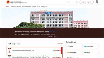 SSC JE Recruitment 2026: Notification out for 1,748 posts, apply at ssc.gov.in