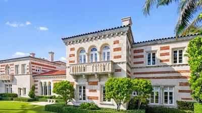 In 2013, a couple paid $15.975 million for Palm Beach's 1928 'Ham and Cheese House'; after an award-winning restoration, the oceanfront landmark is listed for $105 million