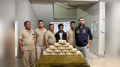 Meth worth Rs 11.41 crore seized in Serchhip; Myanmar national held