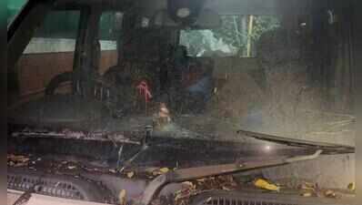 Two cars of former minister Dilip Kamble vandalised outside his house in Ghorpadi