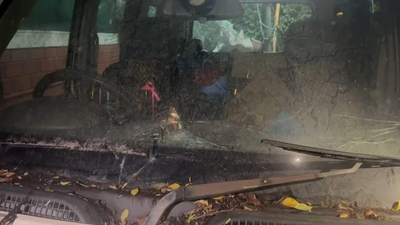 Cars of Maharashtra ex-minister Dilip Kamble vandalised outside his residence