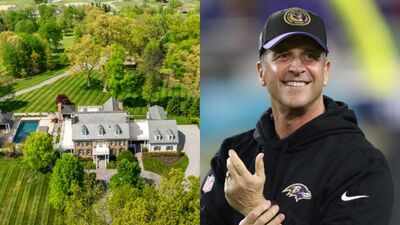 In 1905, a Maryland stone mansion was built on nearly 9 wooded acres; after John Harbaugh bought it for $3 million in 2013, the former Ravens coach has now sold it for $6 million