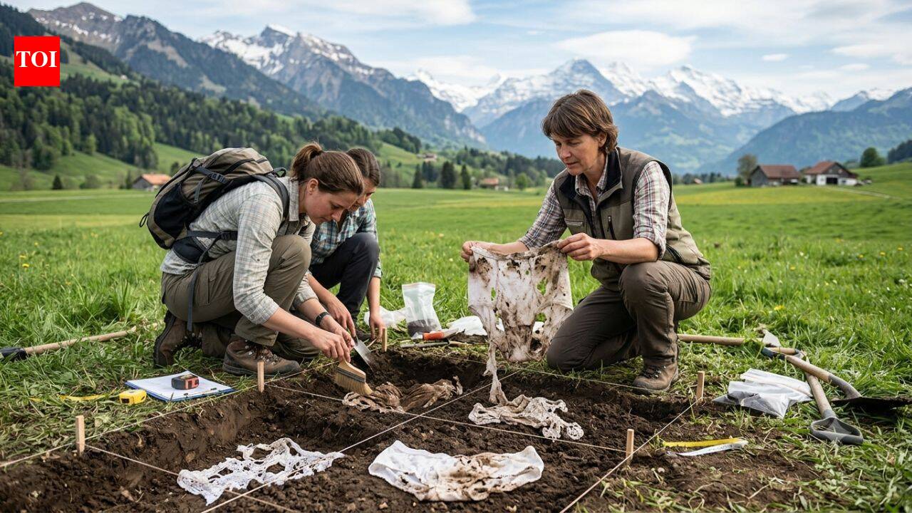 2,000 pairs of underwear were buried across Switzerland to test the soil