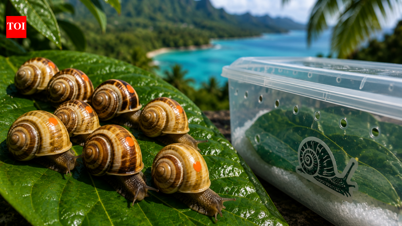 In 1989, Detroit Zoo began saving lost snails; 37 years later, 500 head 5,000 miles to Tahiti