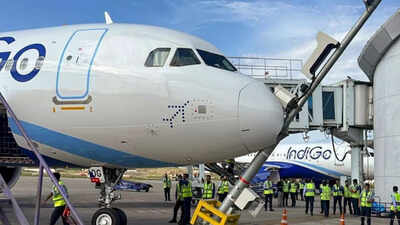 IndiGo aircraft hits parking stand pole at Srinagar airport