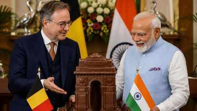 ‘Chocolate is excellent for diplomacy’: Belgian PM’s India Gate gift for PM Modi melts away on the journey, but the sweet message remains