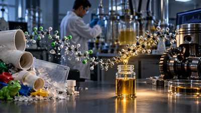 Scientists turn one of the world's hardest-to-recycle plastics into high-performance engine lubricant, giving stubborn PVC waste a valuable second life