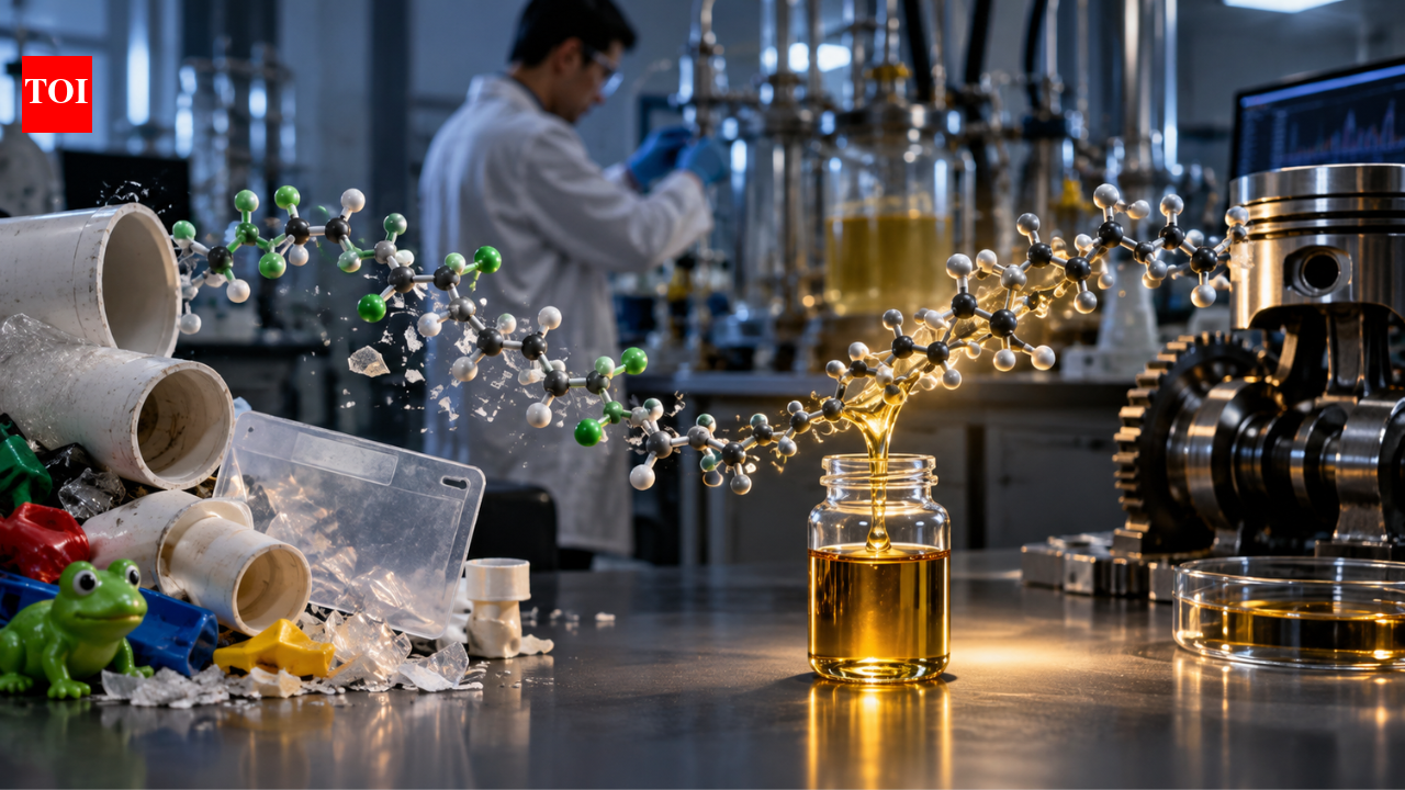 Scientists turn hard-to-recycle PVC into high-performance engine lubricant