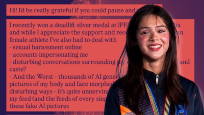 ‘I just want to exist as a girl who likes to deadlift’: Indian powerlifter Keyaa Banerji speaks out on disturbing online abuse after 140kg silver; reveals thousands of AI images made using her face, body