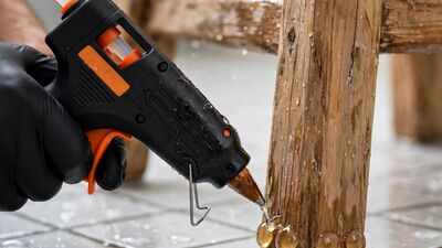This DIY hot-glue trick could make a slippery bathroom stool grip better; but there’s a catch