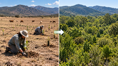 Scientists planted trees on abandoned cattle pasture in Mexico; 17 years later, nearly 5,000 plants were growing across the experimental forest