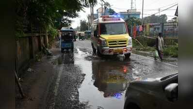 Cratered road turns ride to Rims into 20-min ordeal