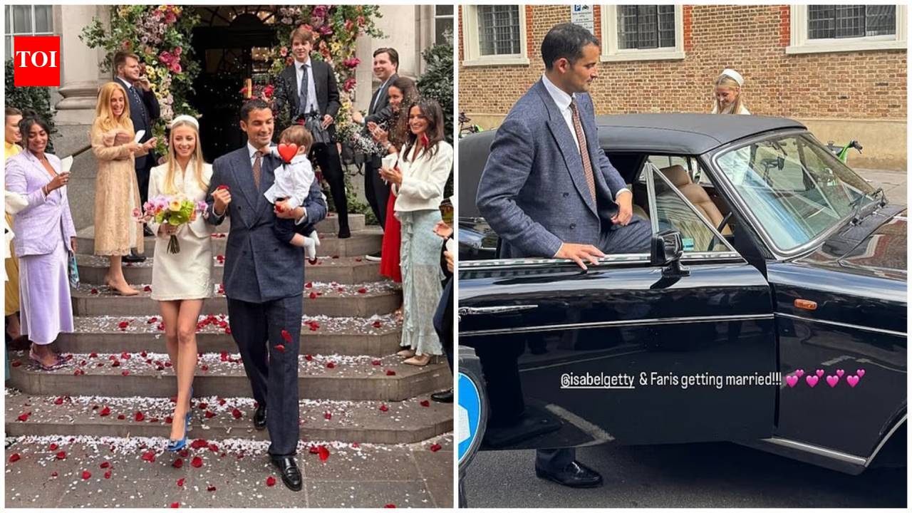 Billionaire heiress Isabel Getty, great-granddaughter of J. Paul Getty, marries Faris McKinnon