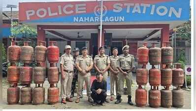 Police recover 23 stolen LPG cylinders, arrest 1 in Naharlagun