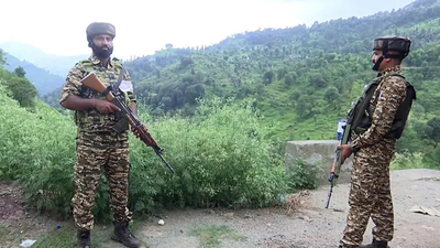 Army rescues minor from being swept away towards Pak