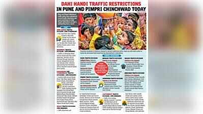 Dahi Handi celebrations: Traffic diversions, road restrictions in Pune, Pimpri Chinchwad