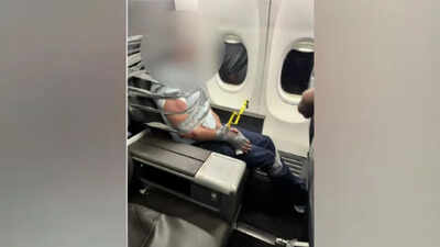 US man duct-taped to seat after attacking passenger mid-flight, hurling racial abuse
