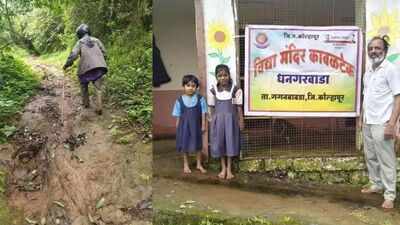 Teacher treks 5km through dense forest one way to keep 2 girls in school