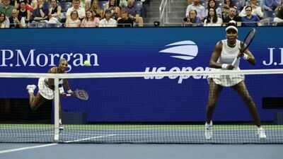 In first appearance since 2022, Serena and Venus Williams lose US Open doubles thriller after 5-0 lead in decider