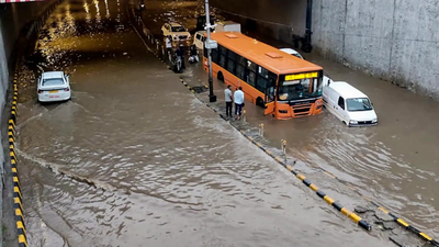 Delhi-NCR battered by heavy rain again, several areas waterlogged; IMD warns of more showers ahead