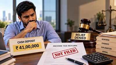 Bengaluru man had Rs 41.69 lakh unexplained cash deposits, filed no ITR, claimed income below Rs 5 lakh and said his wife and father paid his expenses; why ITAT still refused relief