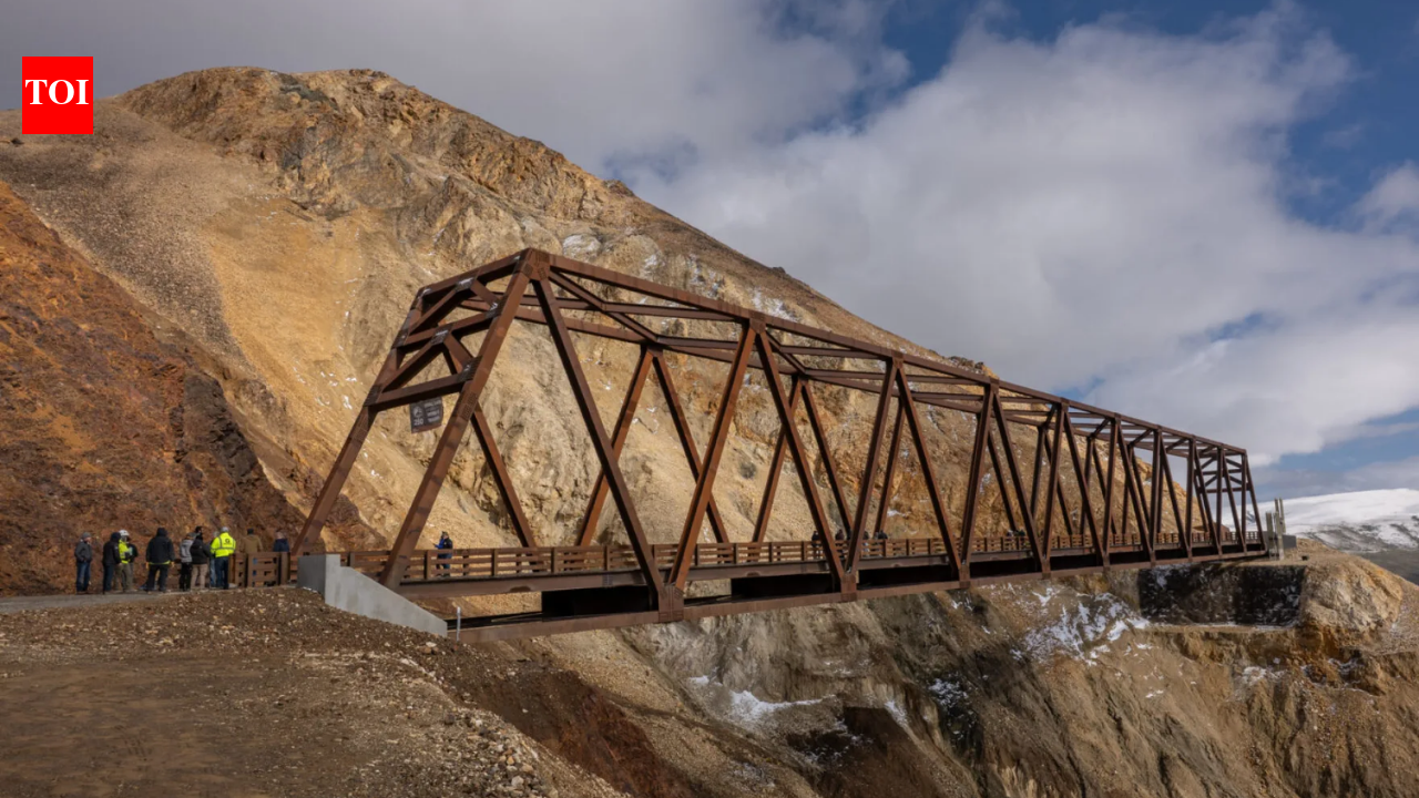 A 2021 landslide cut Denali’s only road; five years later, a $230M bridge spans the slope