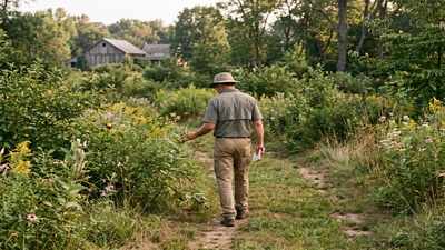 A Pennsylvania entomologist stripped non-native plants from his abandoned 10-acre farm; 15 years later, 1,000 caterpillar species fed 50 breeding bird species