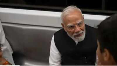 Watch: PM Modi takes metro ride to Delhi's SRCC, interacts with students