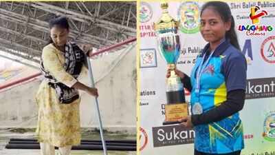 She won gold for Jharkhand and represented her state across India. Today, she mops floors at its sports department for Rs 10,000