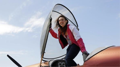 Meet Sabrina Pasterski who started flying lessons at 9, built her own aircraft as a teen and flew solo at 16