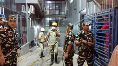 Fire at Siliguri pvt hospital sparks panic