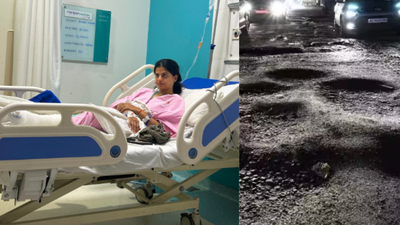 'Hidden pothole' crushes Bengaluru woman’s ankle, Rs 1.97 lakh hospital bill