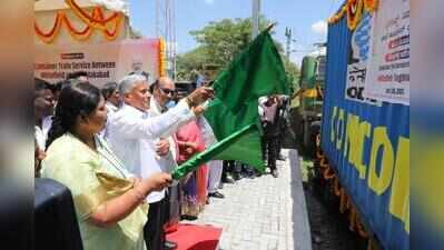 New train cuts Bengaluru-Delhi cargo time