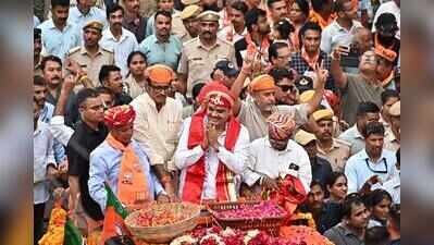 BJP intensifies campaign for local civic polls, CM holds roadshows
