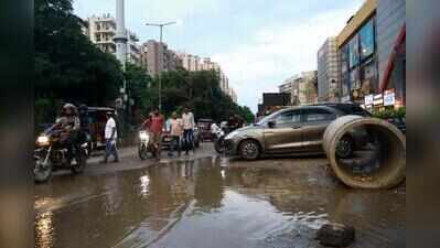 Mud & mud everywhere: Rain of agony at dug up trans-Hindon townships